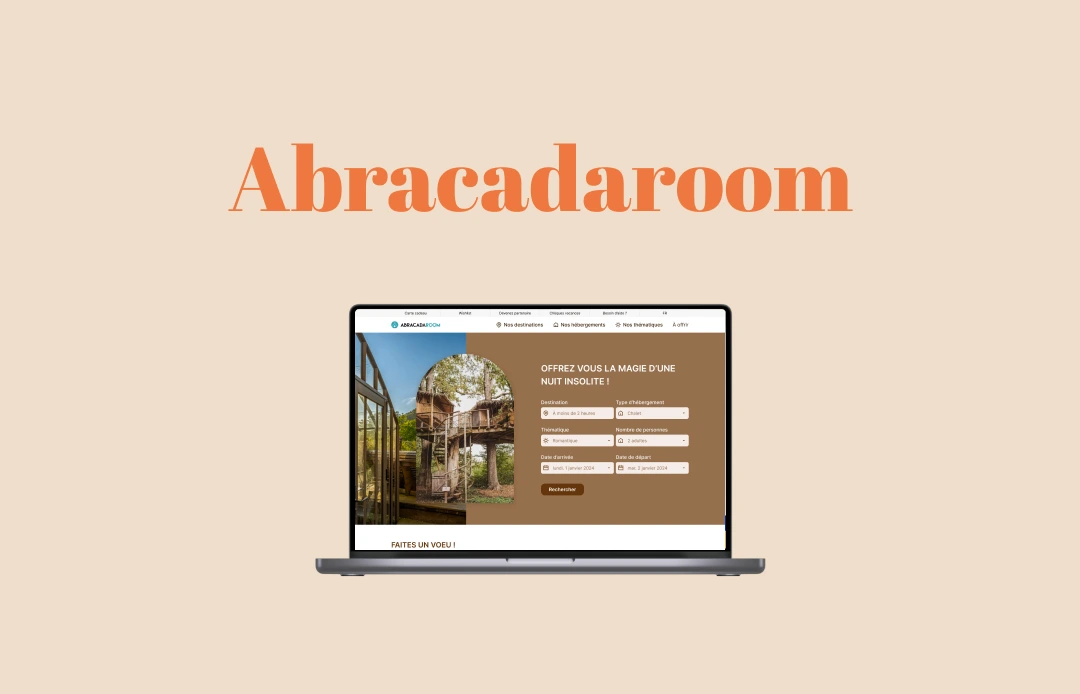 Refonte de Abracadaroom : modernité & éco-conception